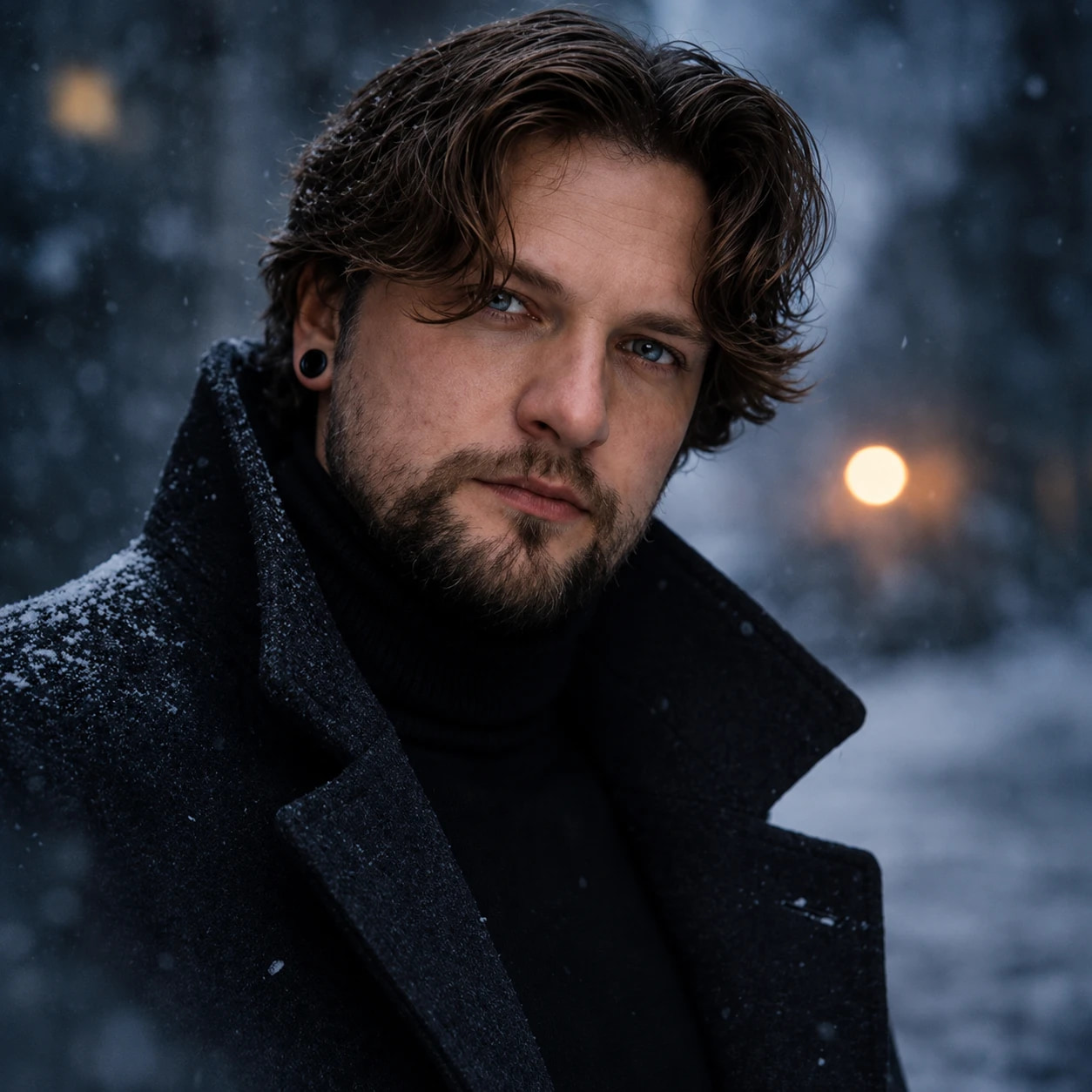 Porträtfoto von Danny Sinicco, Bildumgebung mit KI verändert